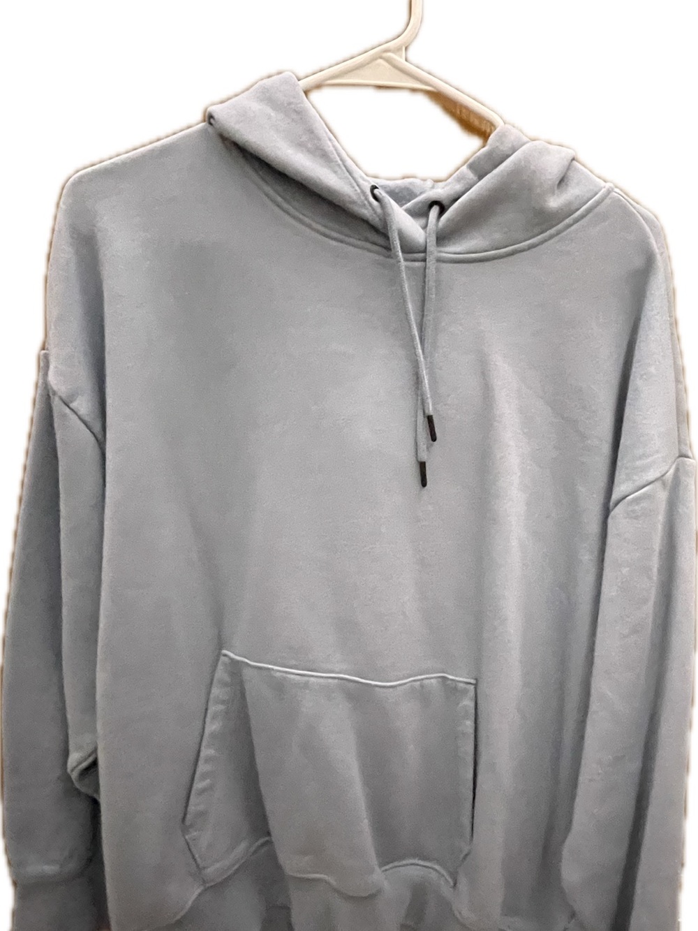 Women’s Light Blue Hoodie Sweatshirt - Casual Pullover
